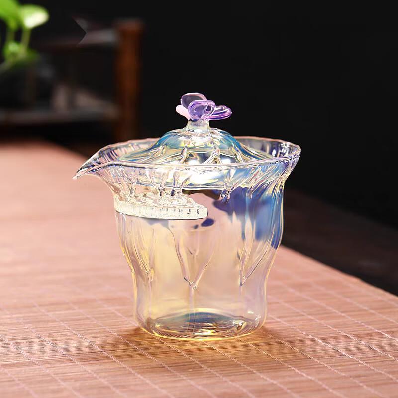 Стеклянная чашка-диспенсер для чая Шанци