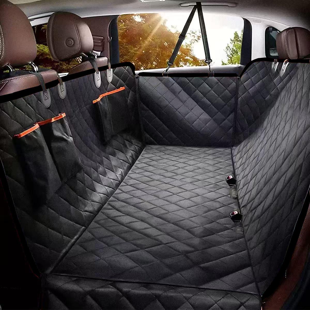 Car Rear Seat Protector - Pet-Friendly, Anti-Dirt, Waterproof Oxford Cloth Mat 147x137 cm
