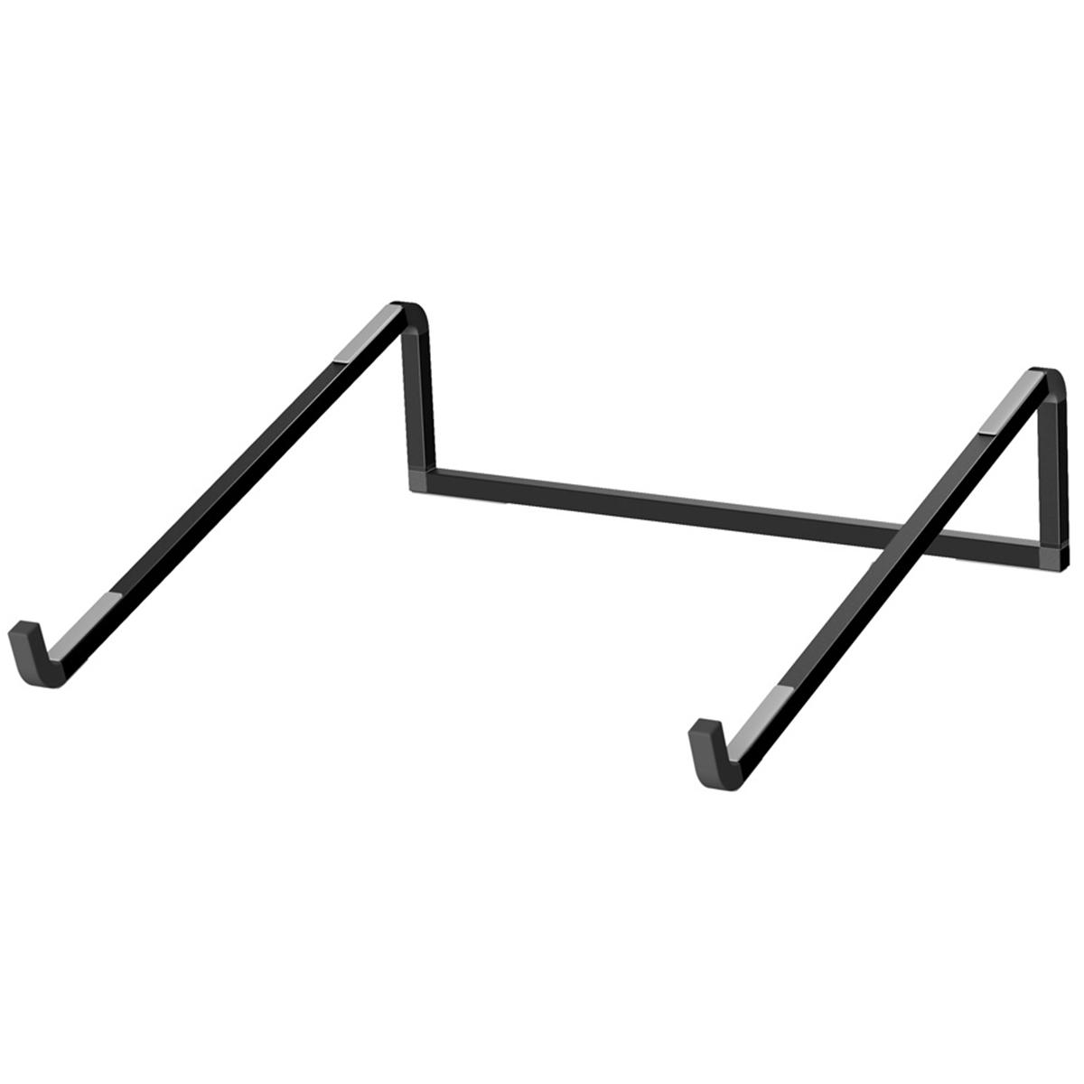 

D0019 Portable Foldable Desktop Notebook Stand Aluminum Alloy Laptop Heighten Cooling Bracket Black