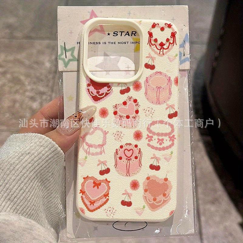 Sweet and Cute Strawberry Is Suitable for iPhone 16 Pro/15 Plus Phone Cases, iPhone 13 Fresh 17 Pro Max