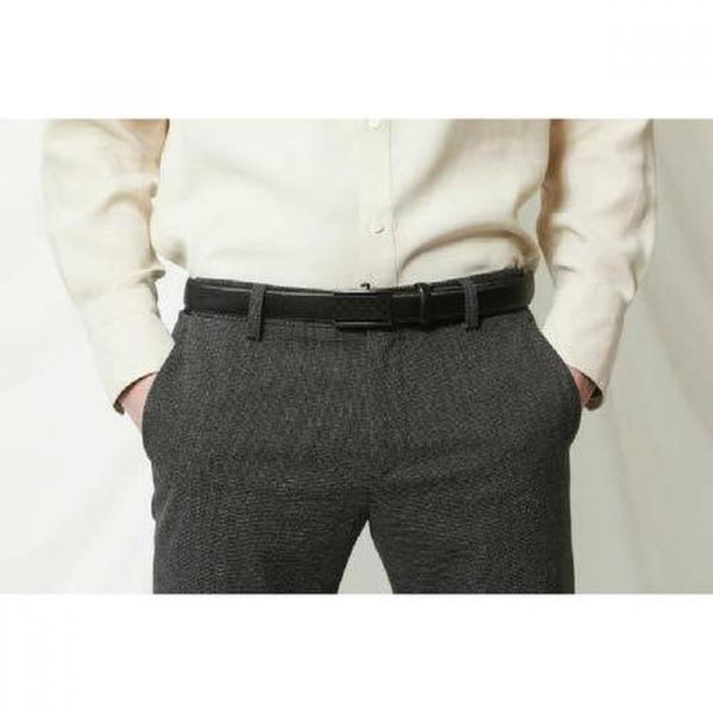 Daks Black Leather Automatic Belt With Buckle Logo Pattern Dbbe2e711bk