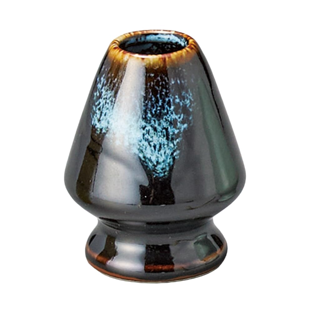 

Золотой чайный венчик с синим выпрямителем [3 x 6,3 x 8 см] Посуда для чайной церемонии