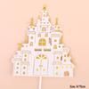 Decorazione per Torta Castello delle Fiabe con Ornamenti di Principe e Principessa