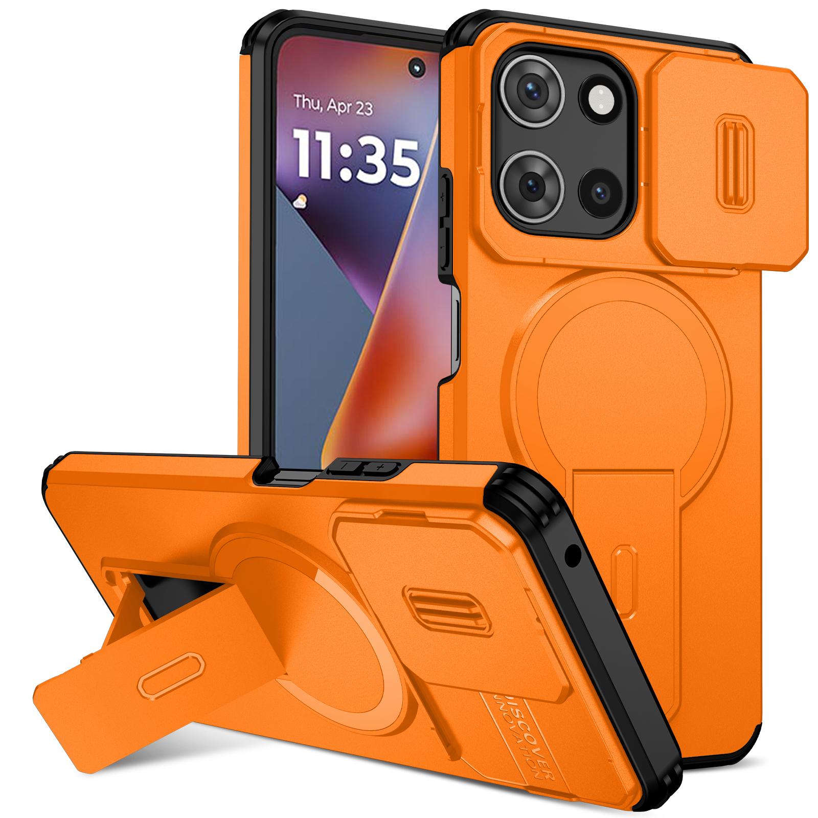 

Moto G 5G 2025 Phone Case,compatible With Magsafe Shockproof Kickstand Protective Case For Moto G Power(2025)+Camera Protector TPU PC&Case & Holder&Motorola Moto G Power (2025)