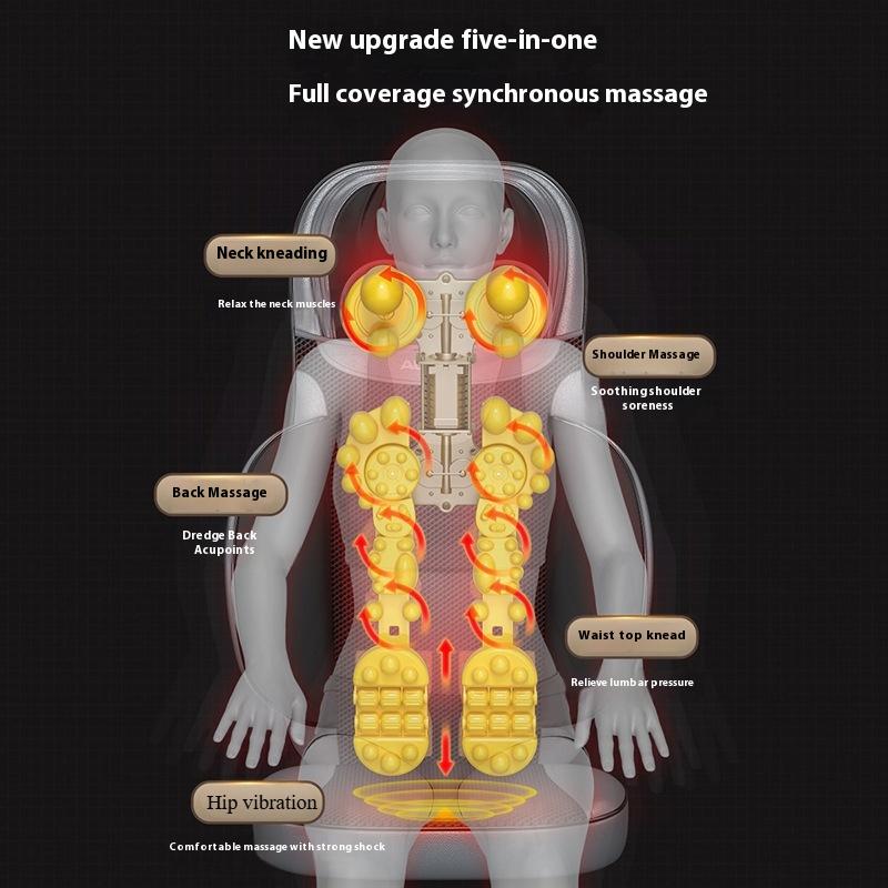 Smart Multi functional massage cushion home shoulder and neck massager waist back buttocks full body massage electric kneading