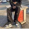 2023 Retro High Street Men's Loose Straight-Leg Jeans: Spring/Autumn Casual Wear