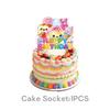 Baozi Party Decor Set: Squeeze Toy Plates, Cups, Napkins, Banners, Balloons, Cake Toppers