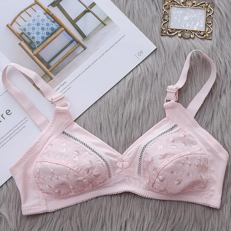 

Бюстгальтер большого размера B без стальных вставок и губки для женщин среднего возраста — поддерживающий и удобный. 34/75B