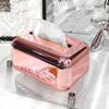 Office Modern Bathroom Luxury Tissue Holder Wipes Storage Case Napkin Box Paper Towel Dispenser