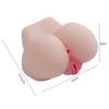 Soft Realistic Ass Buttocks Vagina Anus Dual Channels Male Masturbation Cup Pussy Sex Toys