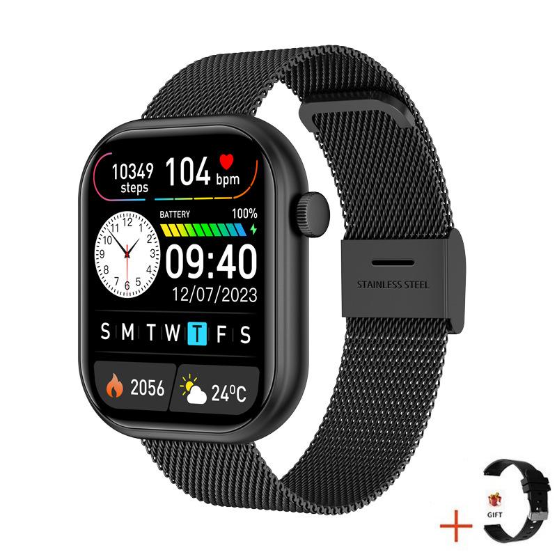 2025 Smartwatch G20 2,01 Zoll Großer Bildschirm BT-Anruf Herzfrequenzmesser Sport-Fitness-Tracker Herren Damen Smartwatch