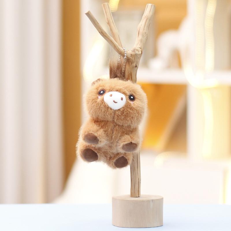 Pony Keychain Plush Doll Soft Pp Cotton Filling Adorable Stuffed Animal For Kids