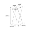 Yamazaki Jitsugyo 5712 Plastic Bags 2 Rows & 30L Garbage Bag Stand White Approx. W23XD29XH54cm (When used) Tower Separation Trash Can Plastic Bag
