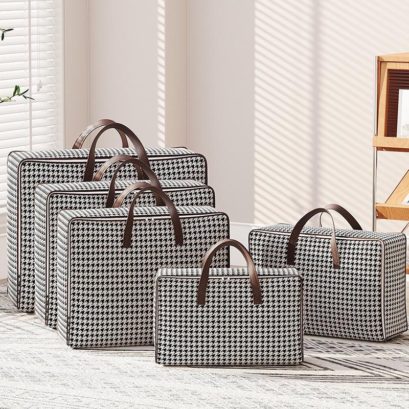 Large Capacity Storage Bag Waterproof Moisture Proof Clothes Quilt Storage Bag Foldable Travel Luggage Bag Wardrobe Organizer