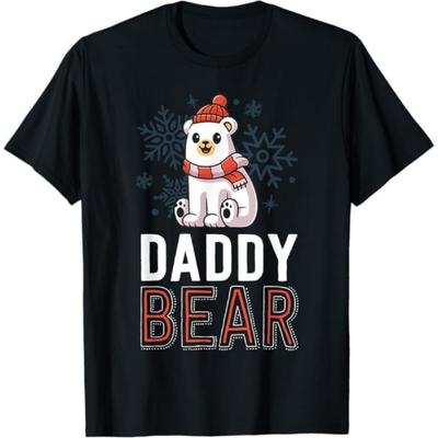Daddy Bear Family Christmas Shirts Polar Bear Holiday Xmas T-Shirt TiuH Mens Womens Tank Top Sweatshirt Hoodie 521 Black