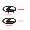 UKXU2 Replacement Car Steering Wheel Logo Cover Auto Decoration Accessorie For Lexus CT200h NX300h RX300 RX330 EX300h F Sport IS NX GS
