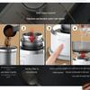 Fully Automatic Italian Mini Coffee Grinder & Drip Brewer with Cup