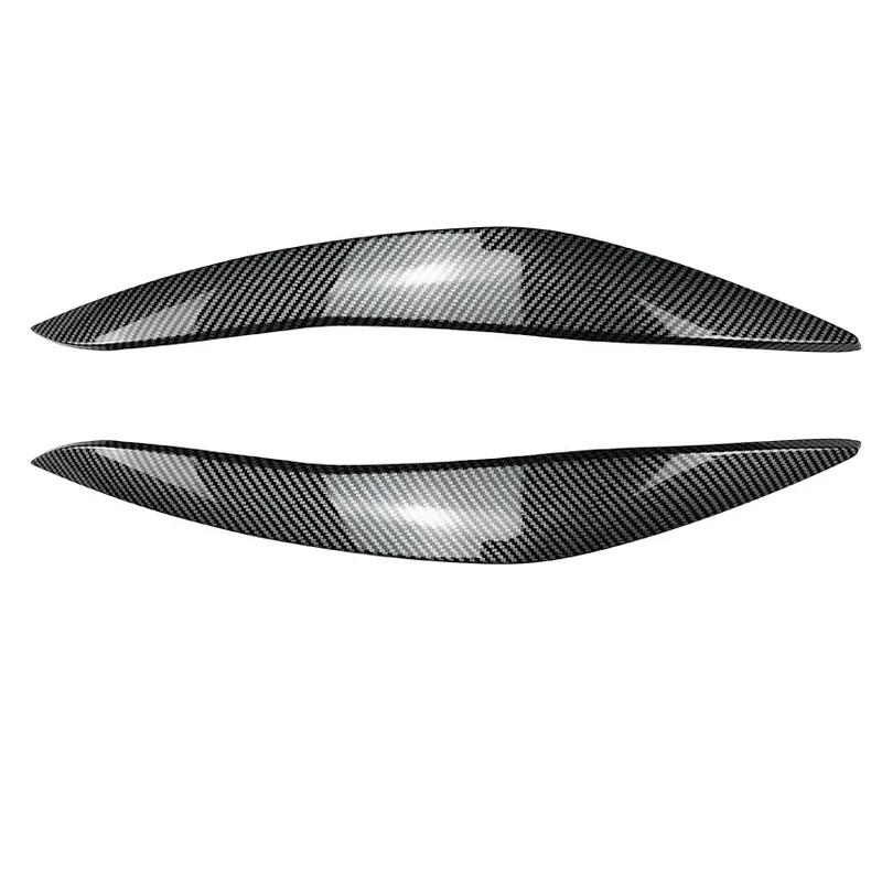 Car Accessories Front Headlight Eyelids Eyebrows For BMW 5 Series F10 F11 2011-2014 Headlamp Eye Lid Cover Trim Sticker