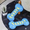 Set of 3 Entertaining Squeaky Dog Toy Bone for Boredom Dog Entertainment Chew Toy for Aggressive Chewer Clean Teeth