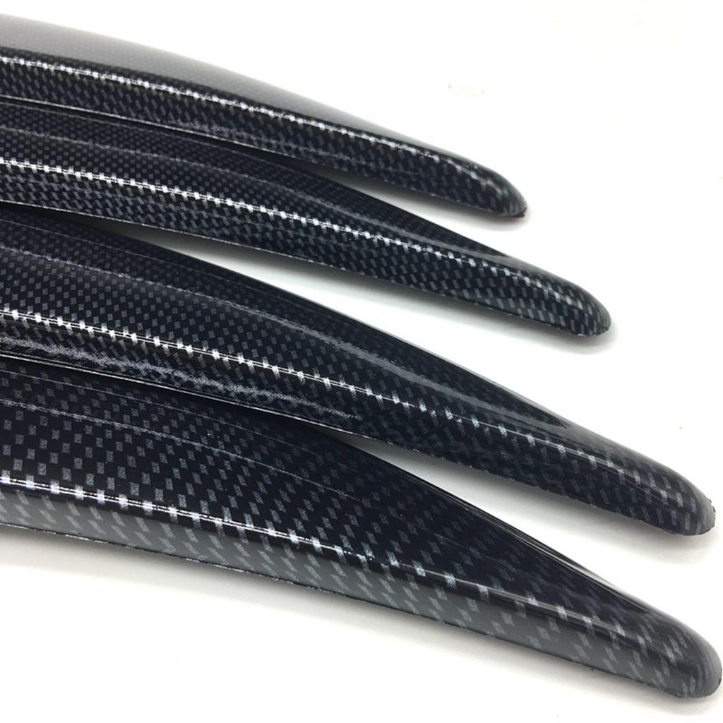 4Pcs Generic Car Wheel Eyebrow Arch Trims Car Wheel Brow Decorative Strip Wheel Eyebrow Protectors for Truck Auto Body Edge