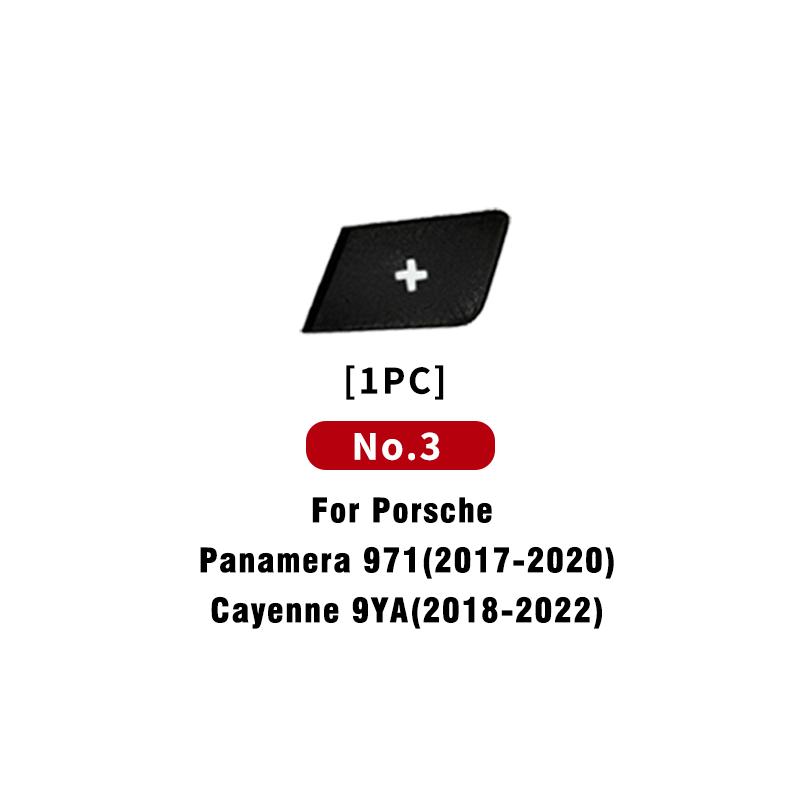 Front Multi Function Control Key Replacement Steering Wheel Button Trim Cover For Porsche Panamera 971.1 Cayenne 9YA 9Y0 Macan