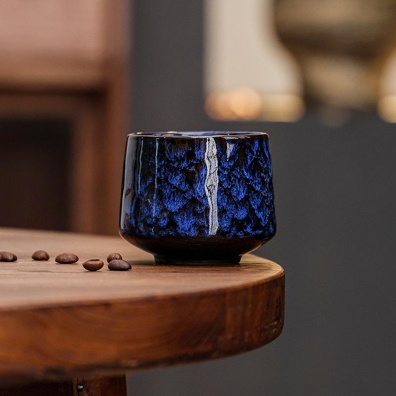 Kiln Change Retro Style Coffee Cup Latte Latte Cup High Value Household Ceramic Cup