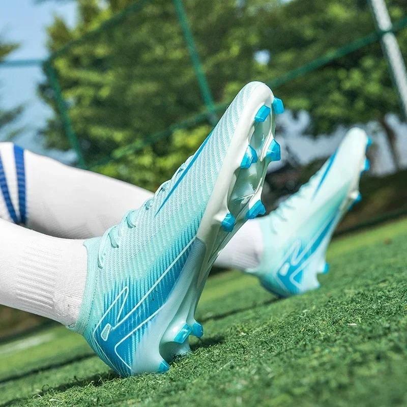 New Soccer Shoes Society Non-Slip Football Field Boots Training Match High-quality Unisex Teenagers Sneakers Chuteira De Campo