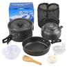 UOSU Portable Outdoor Cookware Set with Teapot