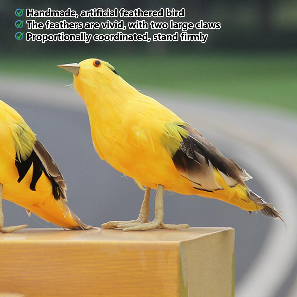 Garden Artificial Ed Animal Ornament Simulation Oriole Bird Model Art Outdoor Decor
