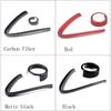 For Alfa Romeo Giulia Stelvio 2017 2018    2022 ABS Carbon Fiber/Red/Black Front Grill Decoration Frame Accessories