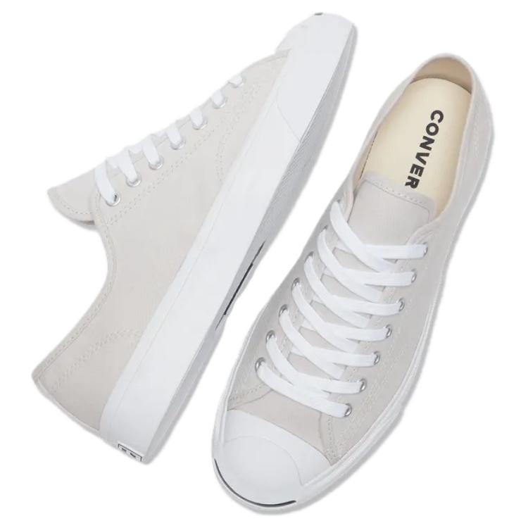 Converse Jack Purcell Anti-Slip Wear-Resistant Low-Top Skateboard Shoes Unisex Ecru