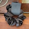 Korean Style Satin Large Intestine Ribbon Hairband Gentle Temperament Black Mourning Hair Accessories