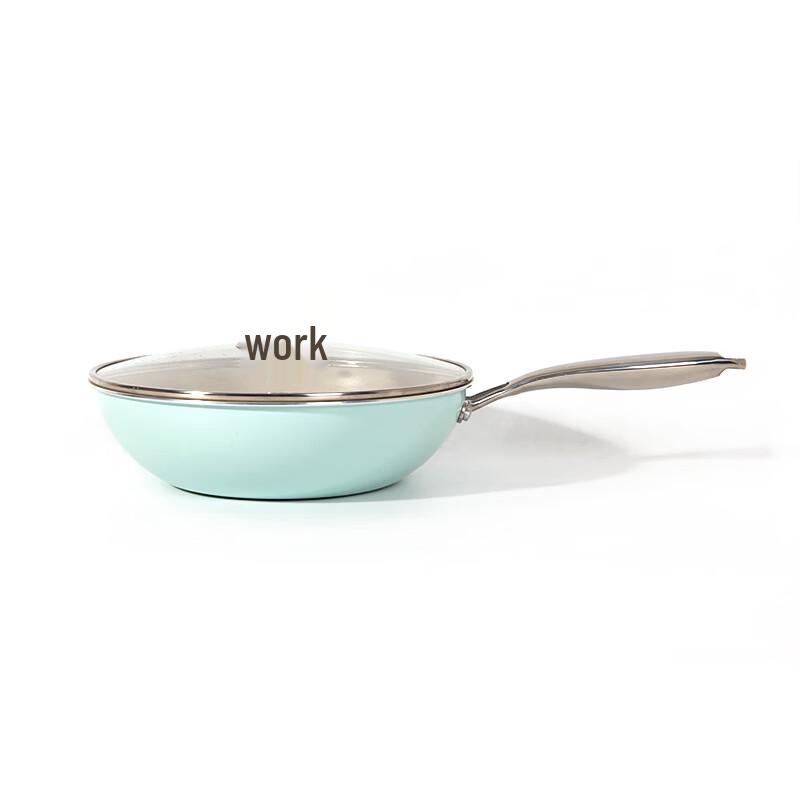 Zhi Shi Non-Stick Stir-Fry and Frying Pan with Lid