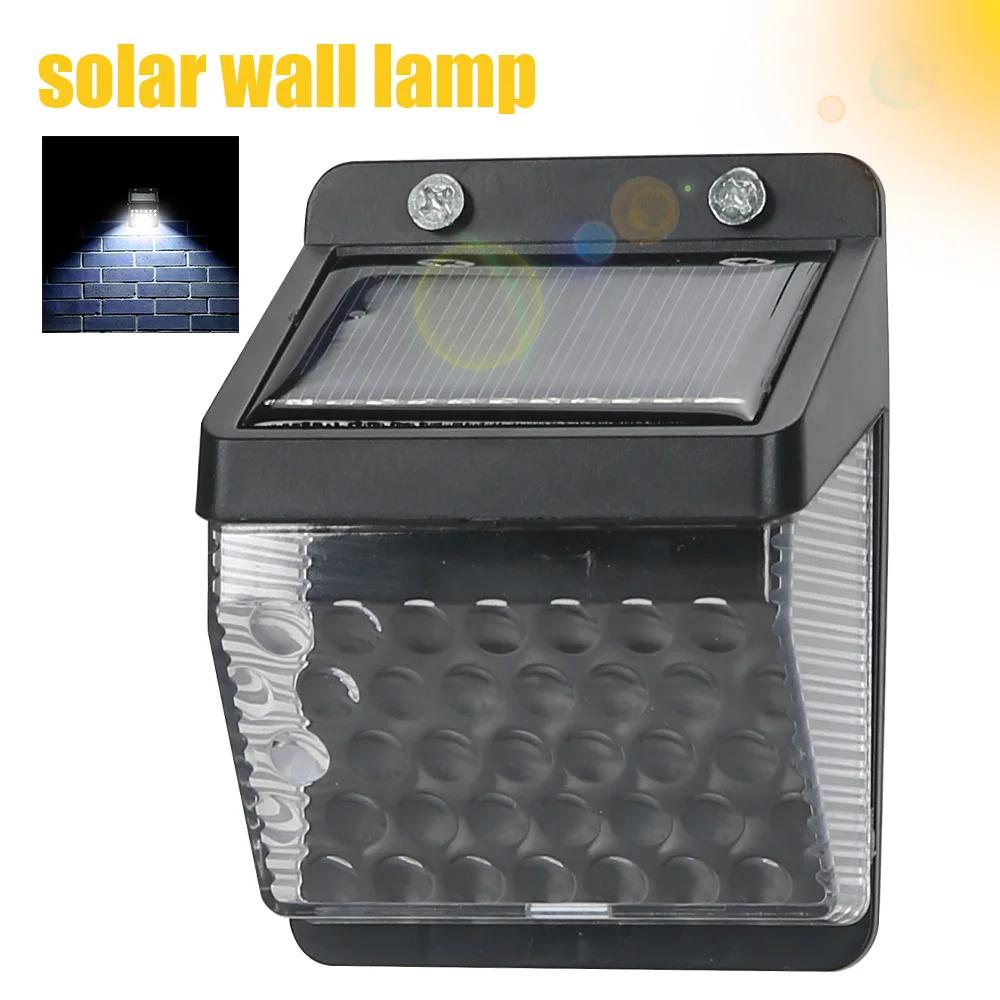 Outdoor Mini Solar LED Wall Lamp With Light Sensor Household Waterproof Balcony Patio Garden Decoration Solar Lighting Lamp