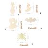 20PCS Handmade Wood Hanging Halloweens Decorations Easy Assembly Holiday Craft Project for Kids Adults