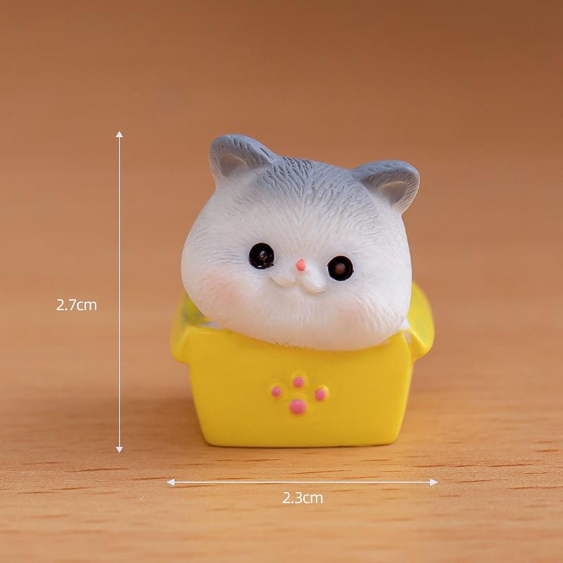 Micro-landscape OrnamentsGarden DecorationsResin Handicrafts Desktop Small Ornaments and Cute Cartoon Little Cats