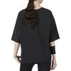 Under Armour Einfarbig Rundhals Locker Geschnitten Kurzarm Sport T-Shirt Damen Oberteile Schwarz 1376554-001