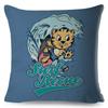 Colorful Cute Cartoon Pet Dog Cat Cushion Cover for Children Room Sofa Decor Animal Dinosaur Giraffe Pillow Case Pillowcase
