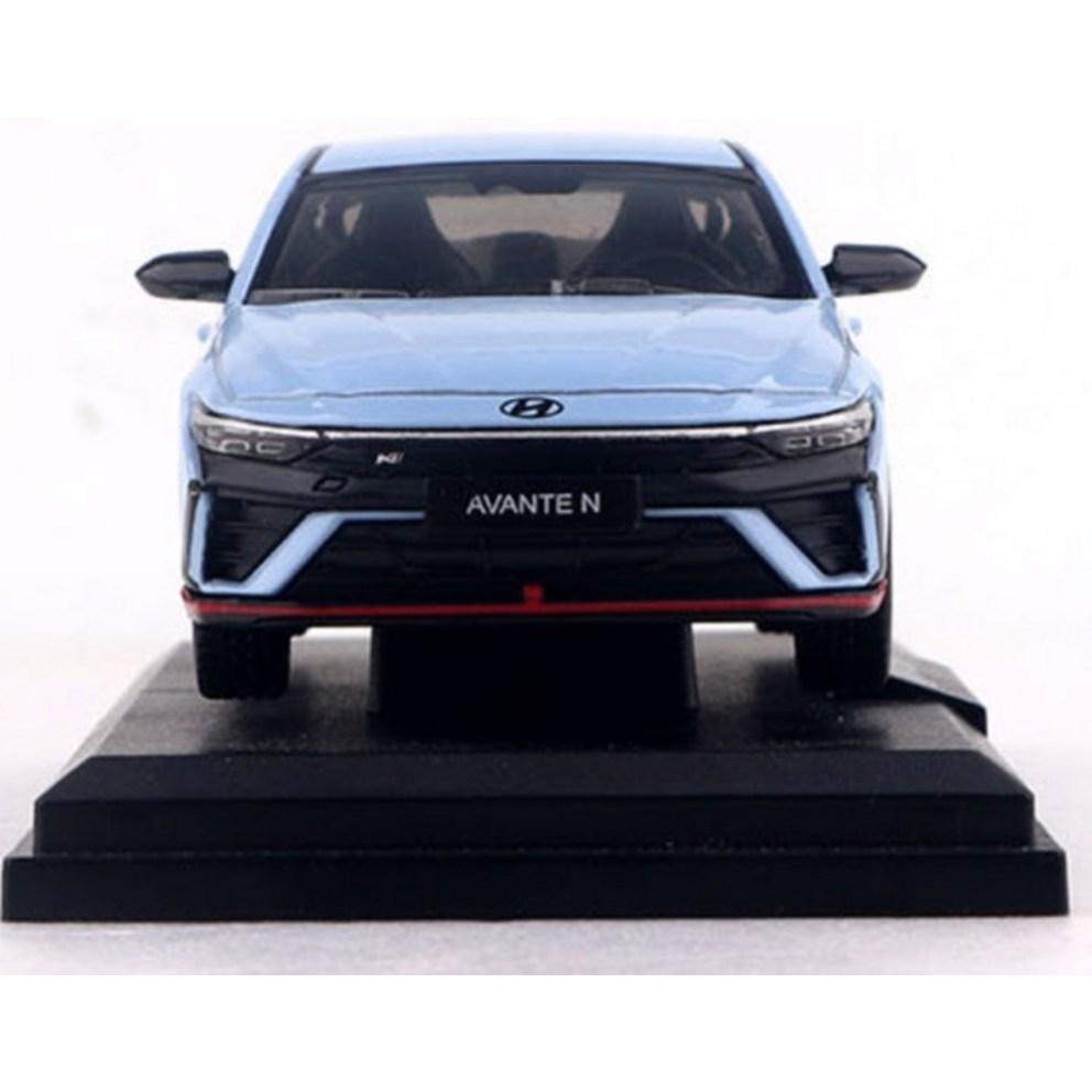 1:38 Hyundai Avante N PE Model Samochodu Die-cast z Zestawem Stojaka