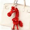 Portachiavi Cavallino Arrogante per Borsa da Donna Decorazione Ciondolo Peluche Cavallo Carino Portachiavi Auto Regalo per Festa Portachiavi Accessori