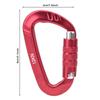 Security Master Lock Climbing Key Hooks Professional Carabiner Mountaineering Protective Equipment