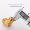 All-Copper Male & Female Threaded 90° Elbow Connector for Tap Water Pipes