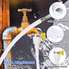 1pc 2M Sink Hose Attachment For Faucet Tap Hose With Shower Spray Head For Kitchen Garden Cleaning Tool Accessories