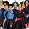 Chinese Dynasty Style Zombie Costume Set With Hat And Belt For Themed Events And Halloween