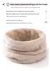 100% Pure Cashmere Plaid Neck Warmer - Thick, Warm, Knitted Scarf