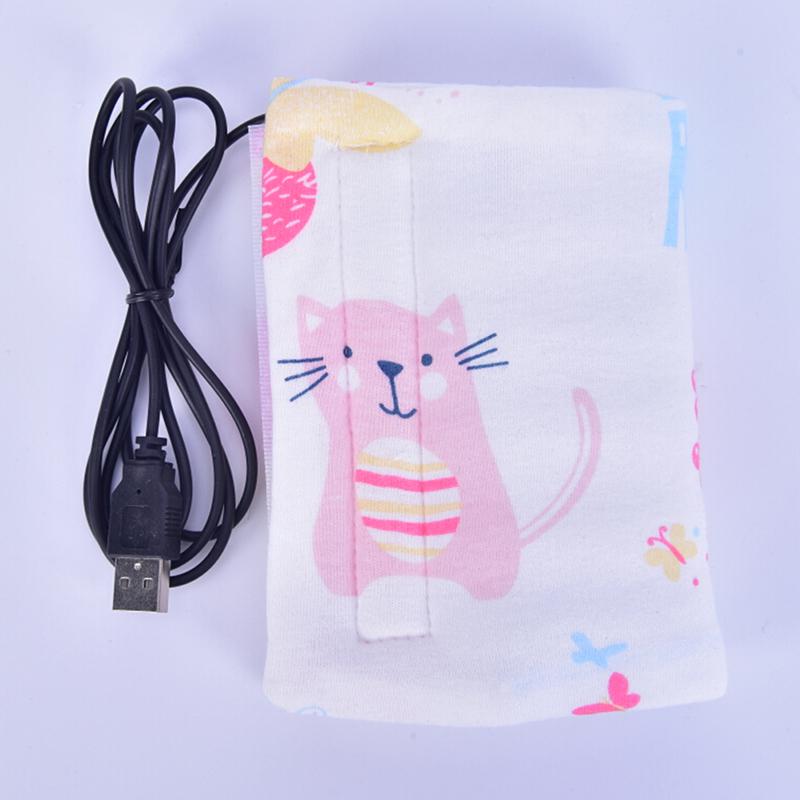 Tragbare Flasche Wärmer Heizung Reise Baby Kinder Milch Wasser Usb Abdeckung Tasche Weichen