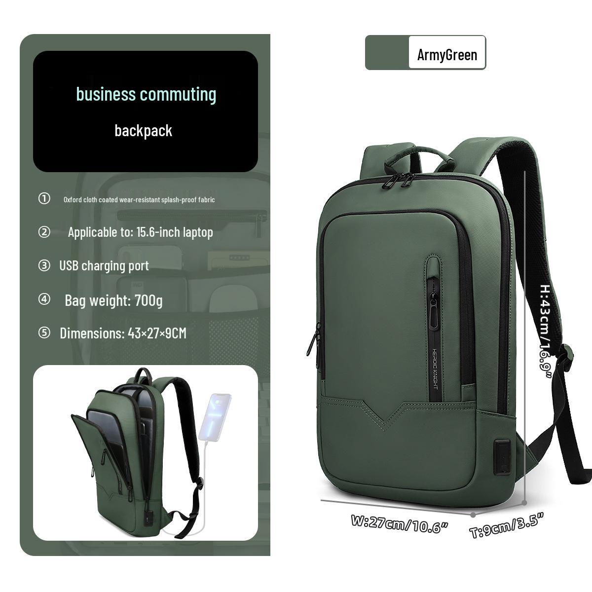Men s Expandable Double Shoulder Backpack - Large Capacity, Casual Fashion for School and Commuting.