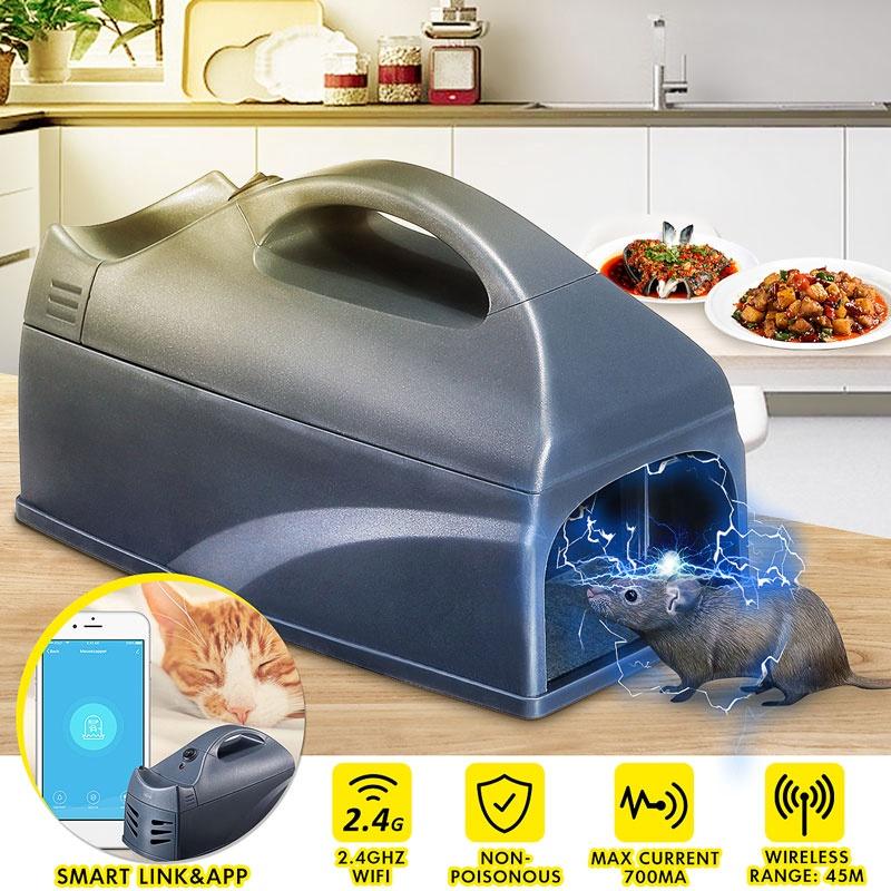 700mA Rodent Killer APP Control For Mobile Phone Wireless WiFi Sensor NEO Mouse Killer Mousetrap Rat Pest Trap Catcher