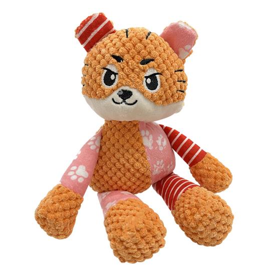 Pet Plush Toy Bite Resistant Interactive Dog Squeaky Toy Animal Shaped Pet Chew Toy Pet Supplies