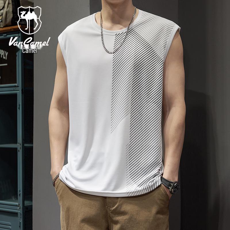 VANCAMEL Men s Summer Casual Tops M